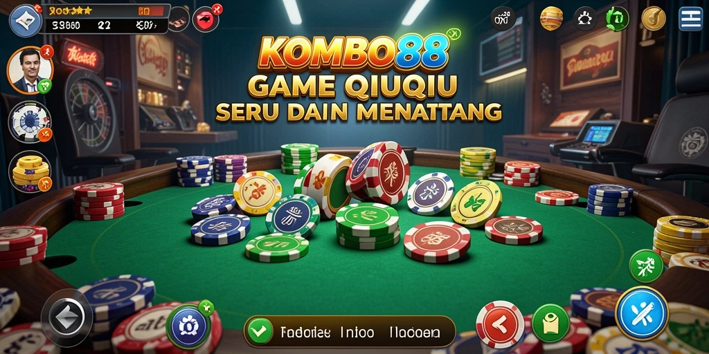 Gameplay QiuQiu yang menarik dan seru di KOMBO88.