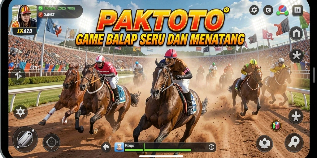 Tampilan menarik dari balapan seru di PAKTOTO.